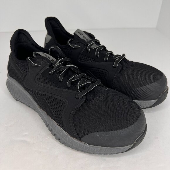Reebok Unisex RB4064 Black Flexagon 3.0 Comp Toe Lace Up Size 5 M 7 W Work Shoes - Picture 2 of 9